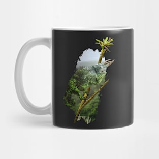 Camouflaged Chameleon Mug